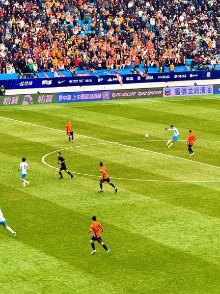 这中甲比赛绝了！来看看延边主场这草坪的情况